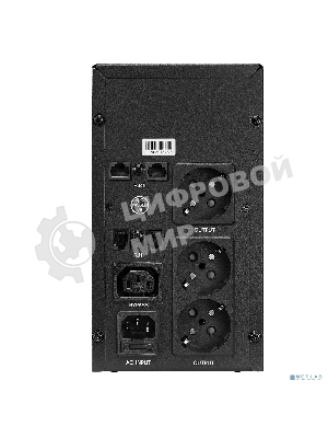 Источник бесперебойного питания CROWN ИБП CMU-SP800EURO 800VA, металл,1x12V/9AH, розетки 3*EURO+1*IEC bybas CM000001492