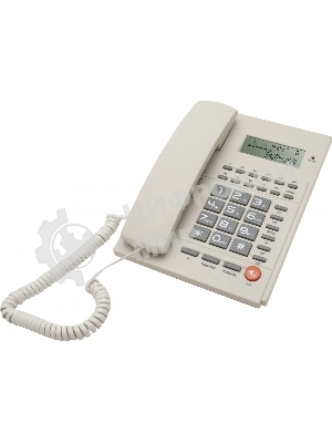 Телефон проводной Ritmix RT-420 белый/серый