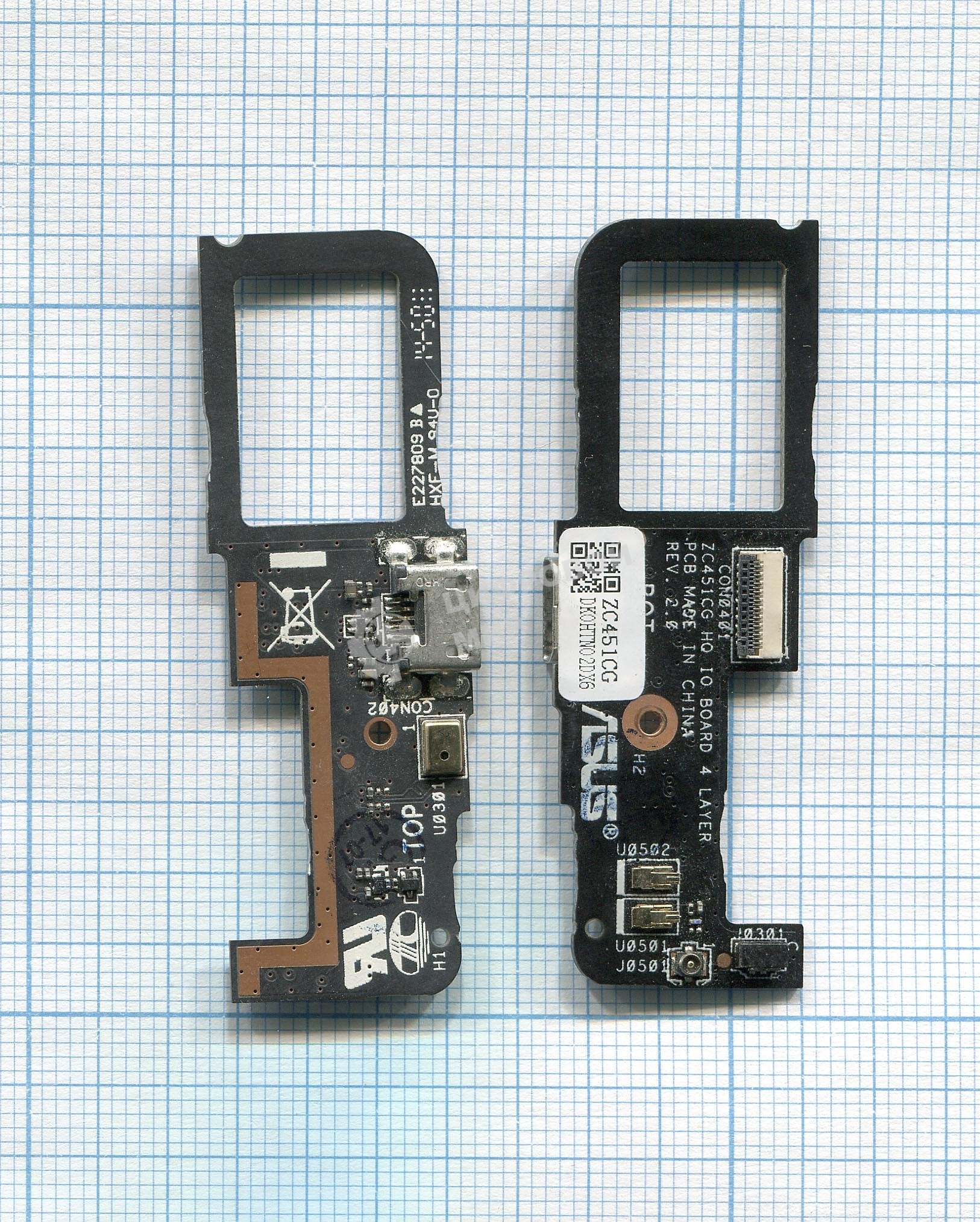 Плата разъема питания с микрофоном для Asus ZenFone C ZC451CG