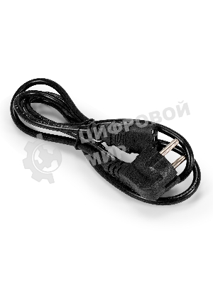 Кабель питания ExeGate Power PC-1,5P (Евровилка угловая Schuko->C13, VDE-250V-3*0.5мм2, медь, черный, 6A, 1.5м)