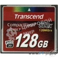 Флеш карта CF 128Gb, Transcend Ultra Speed 800X