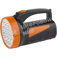 Фонарь ТРОФИ TSP19 19+18xLEDаккумуляторный 4V2Ah ЗУ 220V