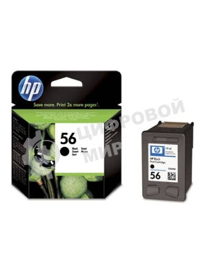 Картридж струйный HP №56 C6656AE черный для HP PCS 2100/DJ 5550/450/PS 7150/7350/7550 (520 стр.)