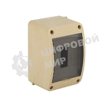 Щиток ОП Тусо 4 мод. с верт. двер. 140х90х85мм сосна Рувинил 68304-27М