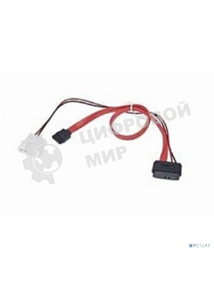 Кабель Gembird/Cablexpert Combo miniSATA, molex+SATA/miniSATA, 6pin+7pin, (длина инт-35 см, пит-30 см)