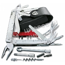 Мультитул Victorinox SwissTool X Plus Ratchet (3.0339.L) 115мм 40функций серебристый карт.коробка