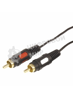 Шнур Rexant Стерео 3,5 мм - 2 RCA длина 1,5 метра (GOLD)