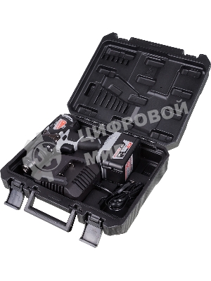 Дрель-шуруповерт ИНТЕРСКОЛ ДАУ-13/18В, 18 В, 4 Ач, 60 Нм, бесщеточный, ударный