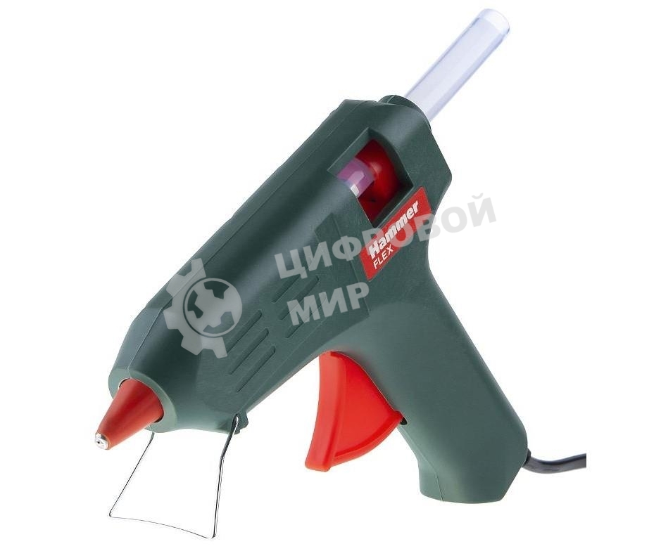 Клеевой пистолет FLEX GN-11, 40 Вт., производ. 8-12 г/мин., стержни 11 мм., HAMMER