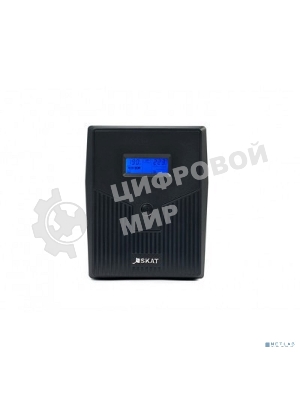 Источник бесперебойного питания SKAT-UPS 2000/1200 220В 1200Вт 2 АКБ 9А·ч внутр. меандр. стабилизация напряжения