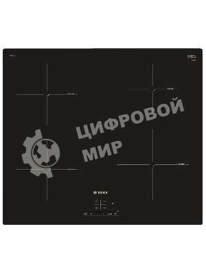 Индукционная варочная панель Bosch PUE611HC1E, 60 см, индукция,скошенные края, сенсорное управление, черный