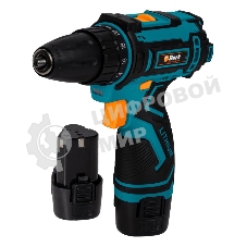 Дрель-шуруповерт Bort BAB-12x2Li-FD, 12 В, 1,5 Ач, 36 Нм, щеточный