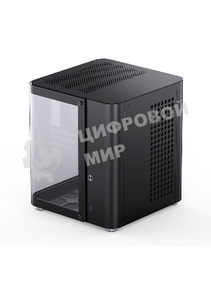 Корпус без блока питания Корпус JONSBO TK-1 Black 2.0 MATX без БП, mini-ITX, micro-ATX, черный