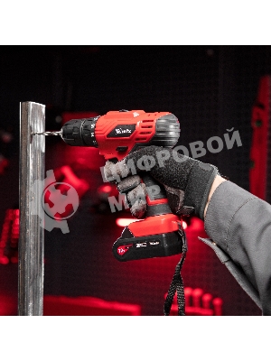 Дрель-шуруповерт MTX MCDL-12-02, 12 В, 2 Ач, 20 Нм, щеточный