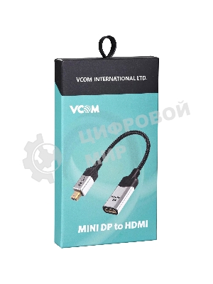 Адаптер miniDisplayPort(M) ---> HDMI(F) 0.15m 4K@60Hz VCOM