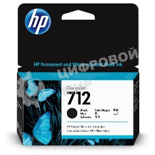 Картридж струйный HP 712 3ED70A черный (38мл) для HP DJ Т230/630