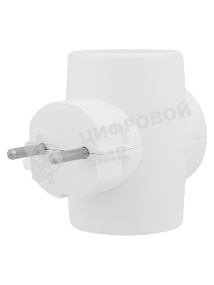 Тройник электрический Rexant без заземления 220 В, 6A