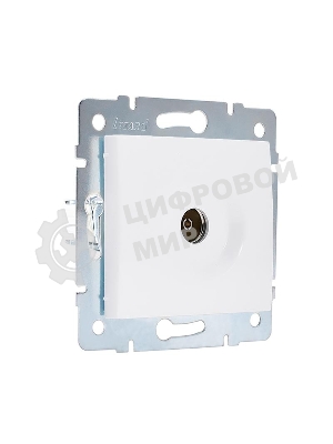 Механизм розетки TV СП KARINA оконечная белый LEZARD 707-0288-130