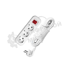 Удлинитель 3х2 м с заземл. 16А IP20 S-303 с выкл. ПВС 3х1 UNIVersal 9634418