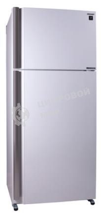 Холодильник Sharp SJ-XE59PMWH белый жемчуг двухкамерный 430/148л морозилка сверху, No Frost