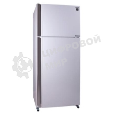 Холодильник Sharp SJ-XE59PMWH белый жемчуг двухкамерный 430/148л морозилка сверху, No Frost
