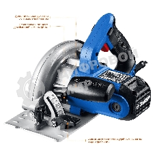 Циркулярная пила (дисковая) Зубр ПДП-55 1300Вт (ручная)