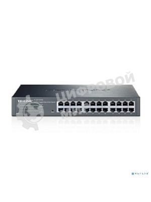 Коммутатор TP-Link SMB TL-SG1024DE 24-Port Gigabit Easy Smart Switch, 24 10/100/100Mbps RJ45 ports, MTU/Port/Tag-based VLAN, QoS, IGMP Snooping