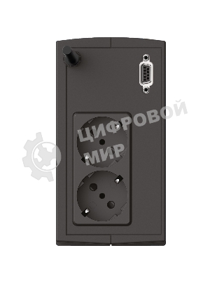 Источник бесперебойного питания Сайбер Электро СТАРТ ПЛЮС-700ВА-ЕВРО Линейно-интерактивный 700ВА/360Вт RS-232(2 EURO) (12В/5А·ч)