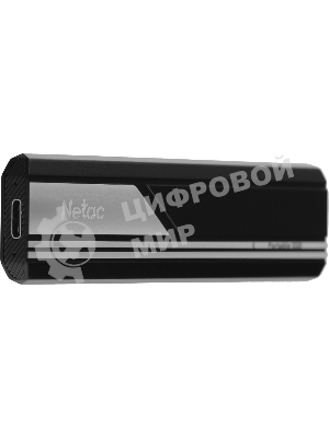 Внешний SSD Netac ZX10, 2TB, USB 3.2 Gen 2 Type-C, R/W 1050/1050, черный