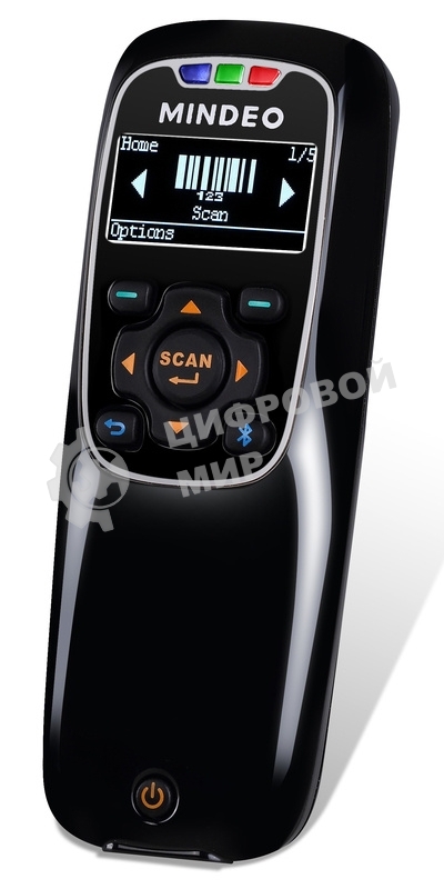 Сканер штрих-кода ручной Mindeo MS3690Plus Mark (MS3690-2D-HD(WI-FI)) 2D имидж, беспроводной, 100 скан/сек, USB, черный