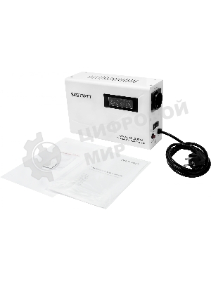 Настенный стабилизатор напряжения SMARTWATT AVR SLIM 500RW (100W - 260W, 500VA, 0.5 кВт, 50 Гц, розеток — 1, LED-диспле