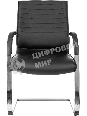 Кресло компьютерное Бюрократ T-8010-LOW-V/BLACK черный, искусственная кожа