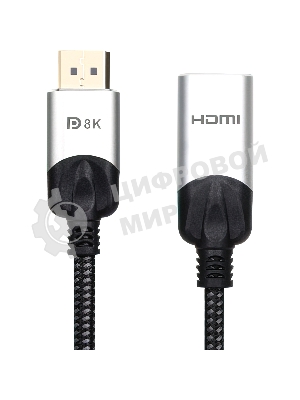 Адаптер DisplayPort(M) ---> HDMI(F) 0.15m 8K@60Hz VCOM