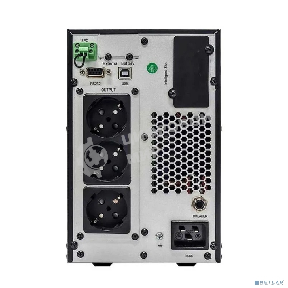 Источник бесперебойного питания STARK SC 2000 ONLINE ONE ИБП 2000 ВА/2000 Вт Online, Напольный, 110-300В, 3 х ЕВРО, Smart-slot, USB, RS232, EPO, БЕЗ АКБ - внешние батареи 6 шт от 4,5Ач до 240 Ач