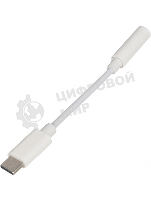 Переходник Buro BHP TPC-JCK USB Type-C (m) Jack 3.5мм (f) белый