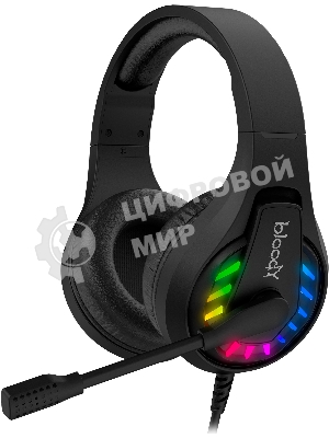 Гарнитура Bloody G230 чёрный, проводная, подсветка