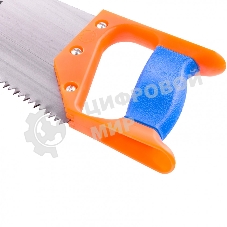 Ножовка по дереву, 400 мм, шаг зубьев 5 мм, пластиковая рукоятка (Ижевск) Россия