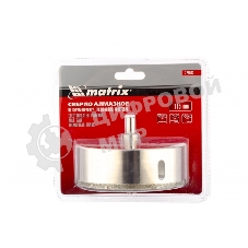 Сверло алмазное Matrix по керамограниту, 115 х 67 мм, 3-гранный хвостовик