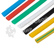 Набор термоусаживаемых трубок Rexant №15 ТУТ нг 6/3 мм, 7 цветов (упак. 21 шт. по 10 см)