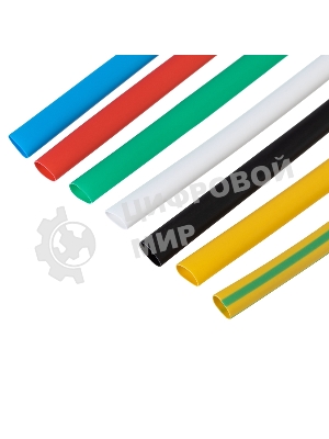 Набор термоусаживаемых трубок Rexant №15 ТУТ нг 6/3 мм, 7 цветов (упак. 21 шт. по 10 см)