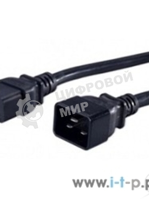 Кабель Hyperline PWC-IEC19-IEC20-1.8-BKКабель питания IEC 320 C19 - IEC 320 C20 (3x1.5), 1.8 м
