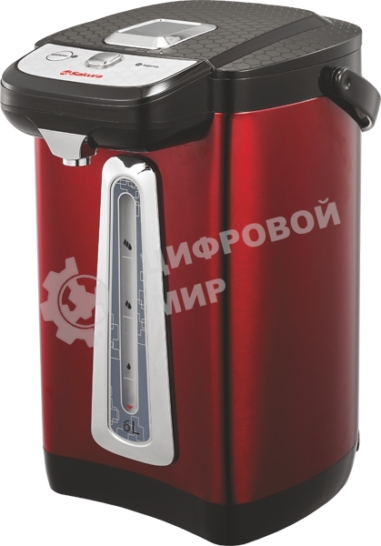 Термопот Sakura SA-1346R 6.0л подсв черн/красн