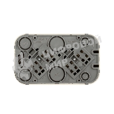 Блок розеток Quteo с предварительным подключением 2x2К+З без шторок, 16A, 250 В, IP20, белый