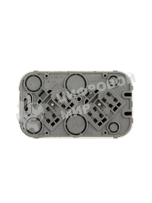 Блок розеток Quteo с предварительным подключением 2x2К+З без шторок, 16A, 250 В, IP20, белый