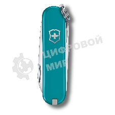 Нож перочинный Victorinox Classic Mountain Lake (0.6223.23G) 58мм 7 функций карт.коробка