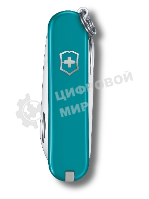 Нож перочинный Victorinox Classic Mountain Lake (0.6223.23G) 58мм 7 функций карт.коробка