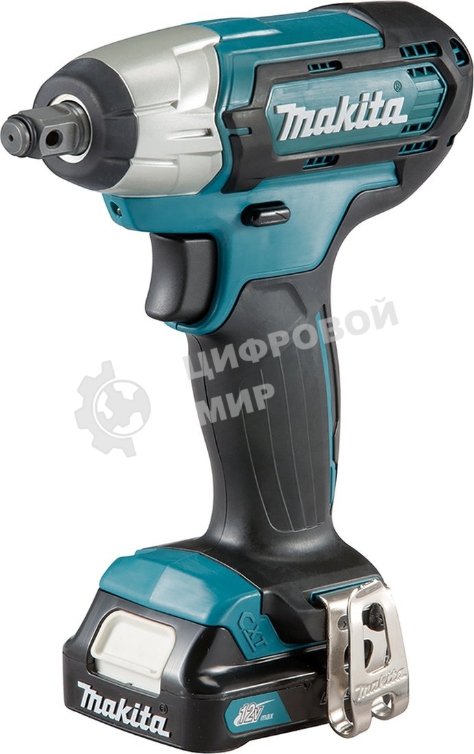 Гайковерт ак(уд)Makita TW141DWAE 12В,2х2Ач Li-ion,0-3200у\м,145Нм,квадрат 1\2