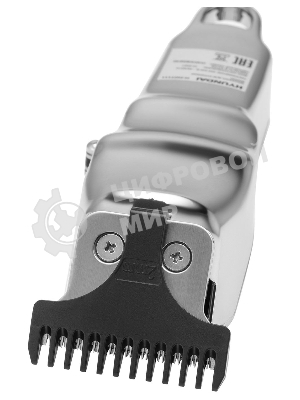 Машинка для стрижки Hyundai H-HC7111 серебристый/черный 3Вт (насадок в компл:3шт)
