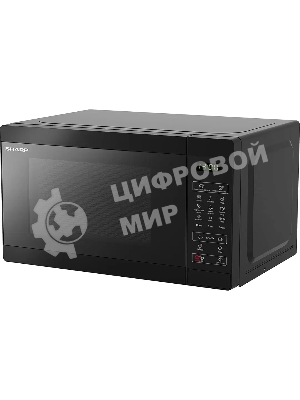 Микроволновая печь Sharp R-6800RK черный, 20 л, 800 Вт, переключатели - сенсор