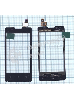 Сенсорное стекло (тачскрин) для Lenovo A600e, черный